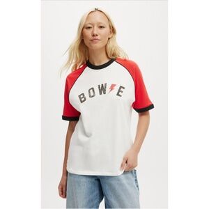 Bowie Raglan Lightning Bolt Tee